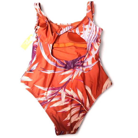 NWT Del Sol Women's One Piece in Orange and Purple, M - Picture 2 of 4